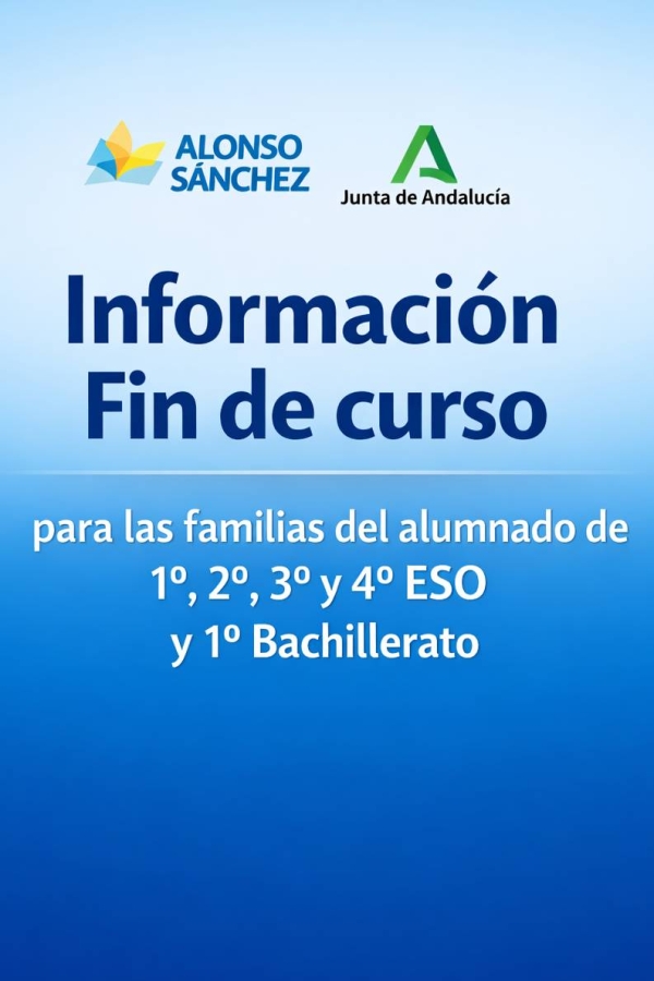 Informacion Fin de curso