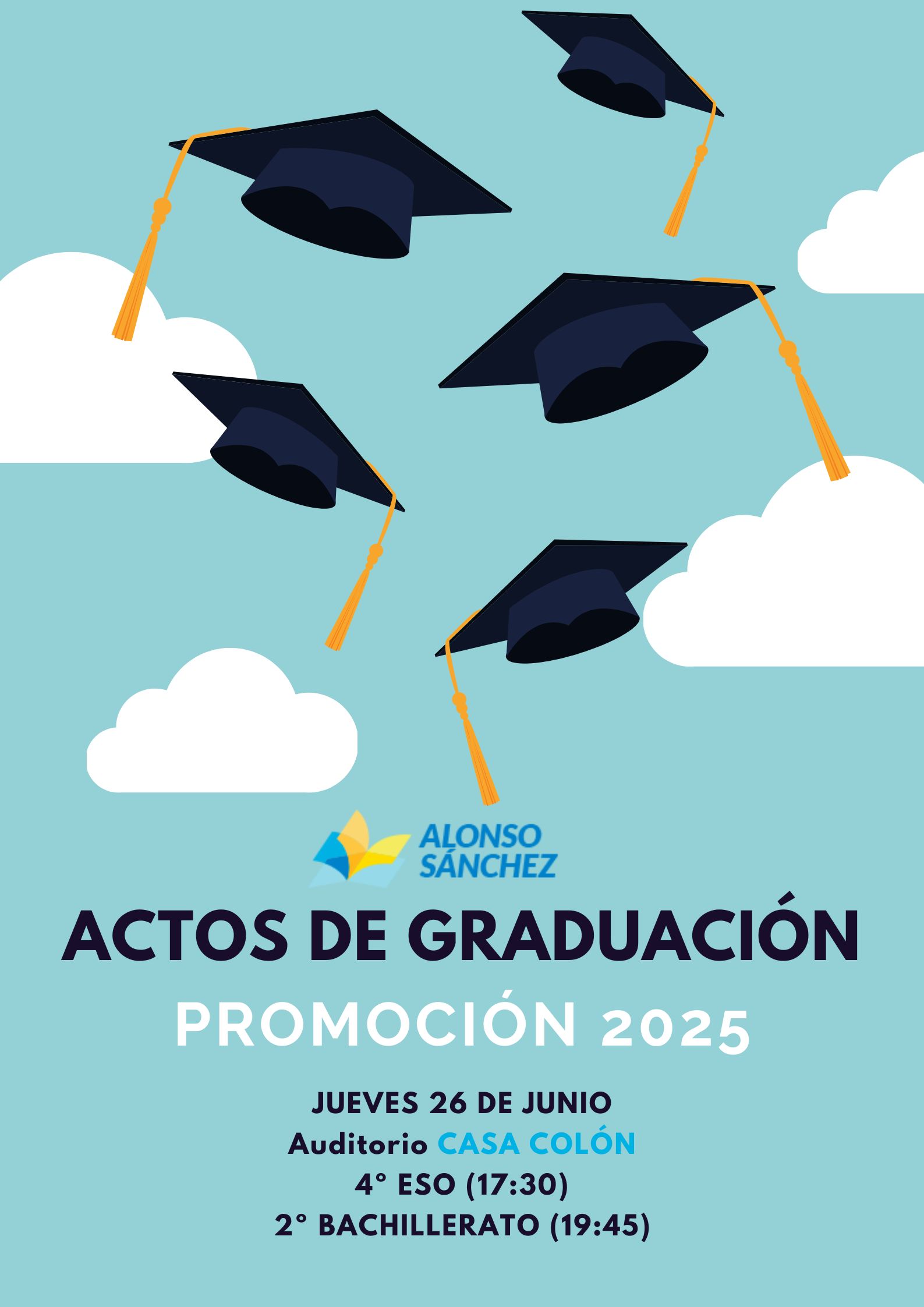 Acto de Graduacion de 4.º ESO y 2.º Bachillerato