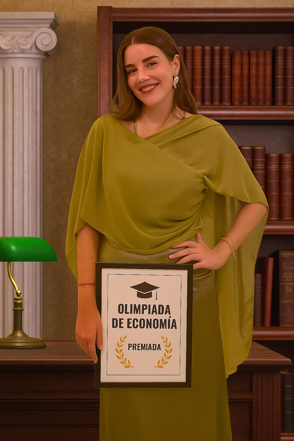 Claudia Franco, 3ª clasificada en la fase local de la XVI Olimpiada de Economia