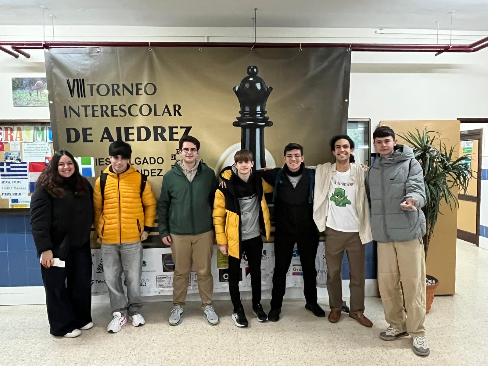 Ganadores del VIII Torneo de Ajedrez IES Delgado Hernandez