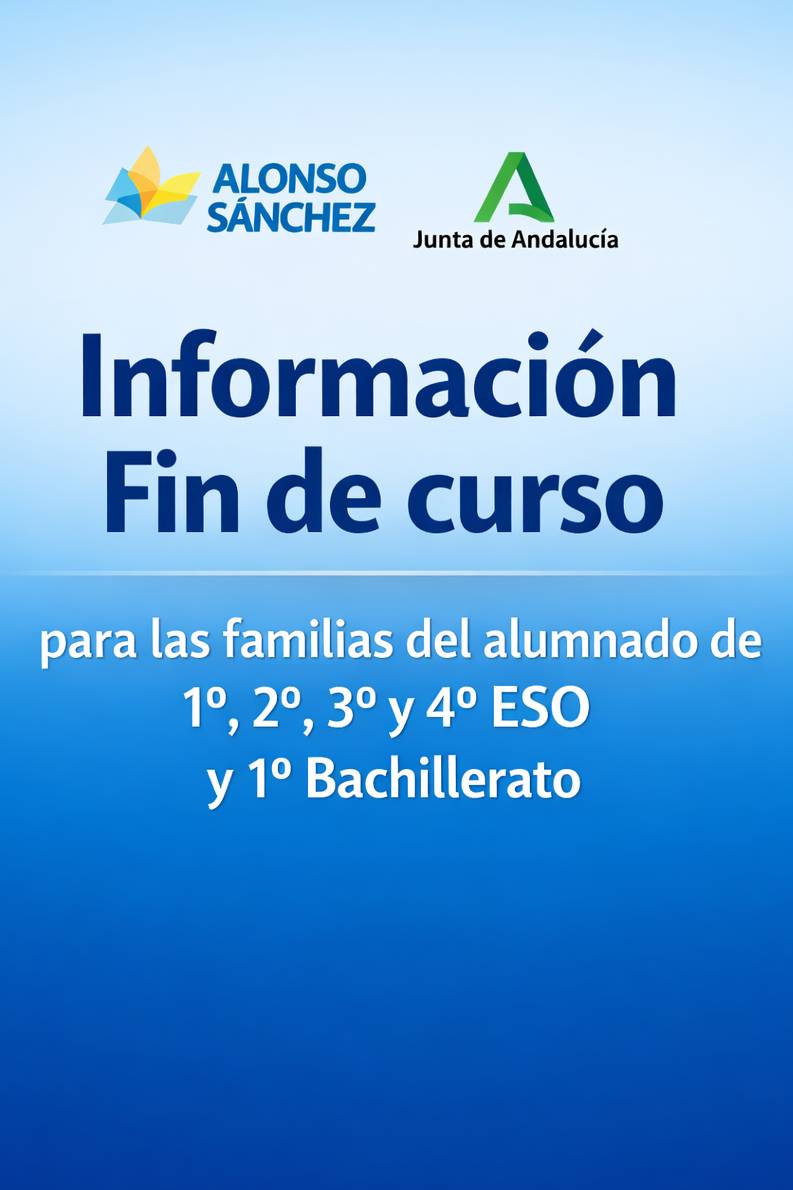 Informacion Fin de curso