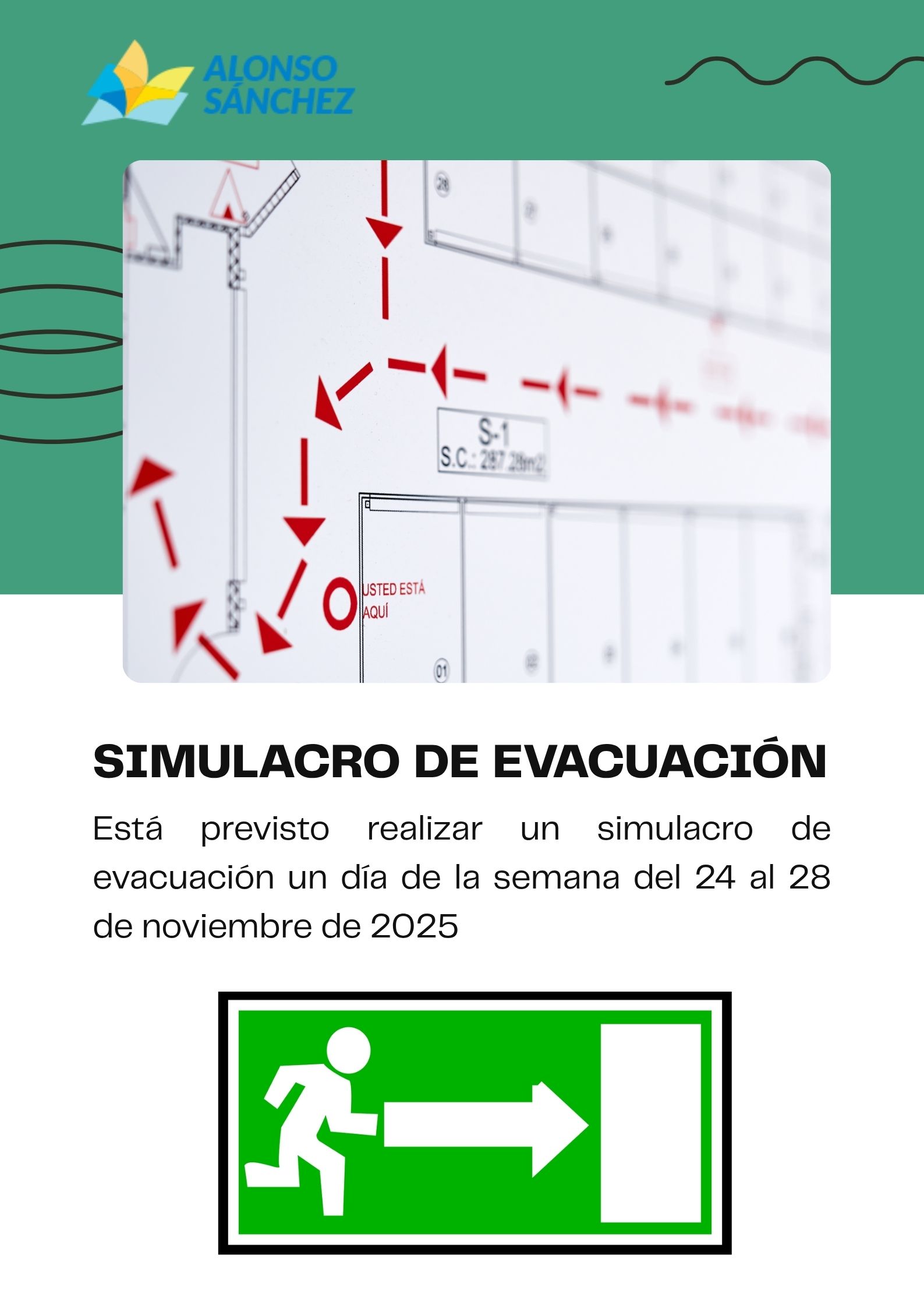 Simulacro de evacuacion